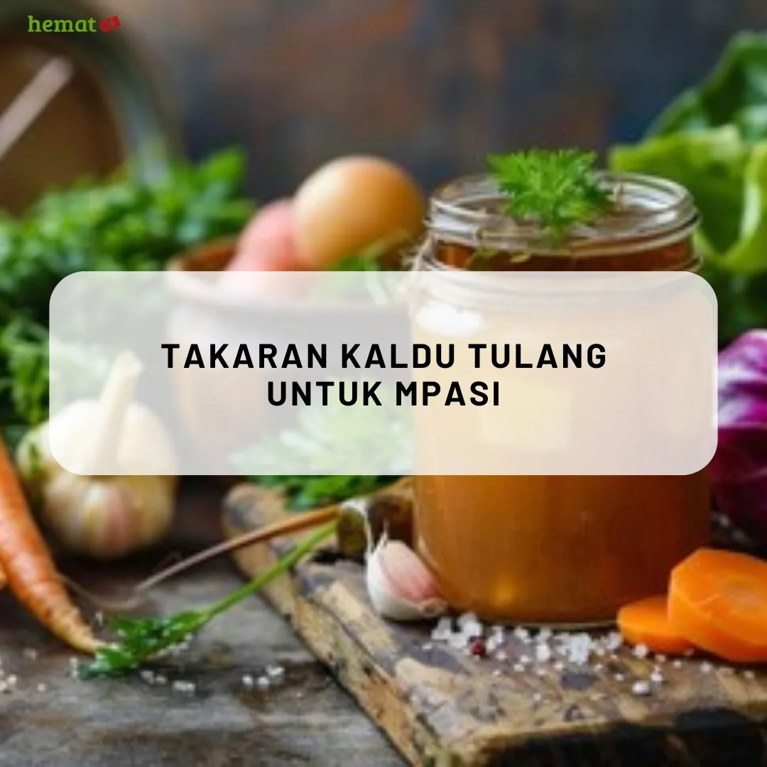 Takaran Kaldu Tulang untuk MPASI