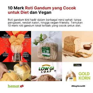 10 Merk Roti Gandum yang Cocok untuk Diet dan Vegan