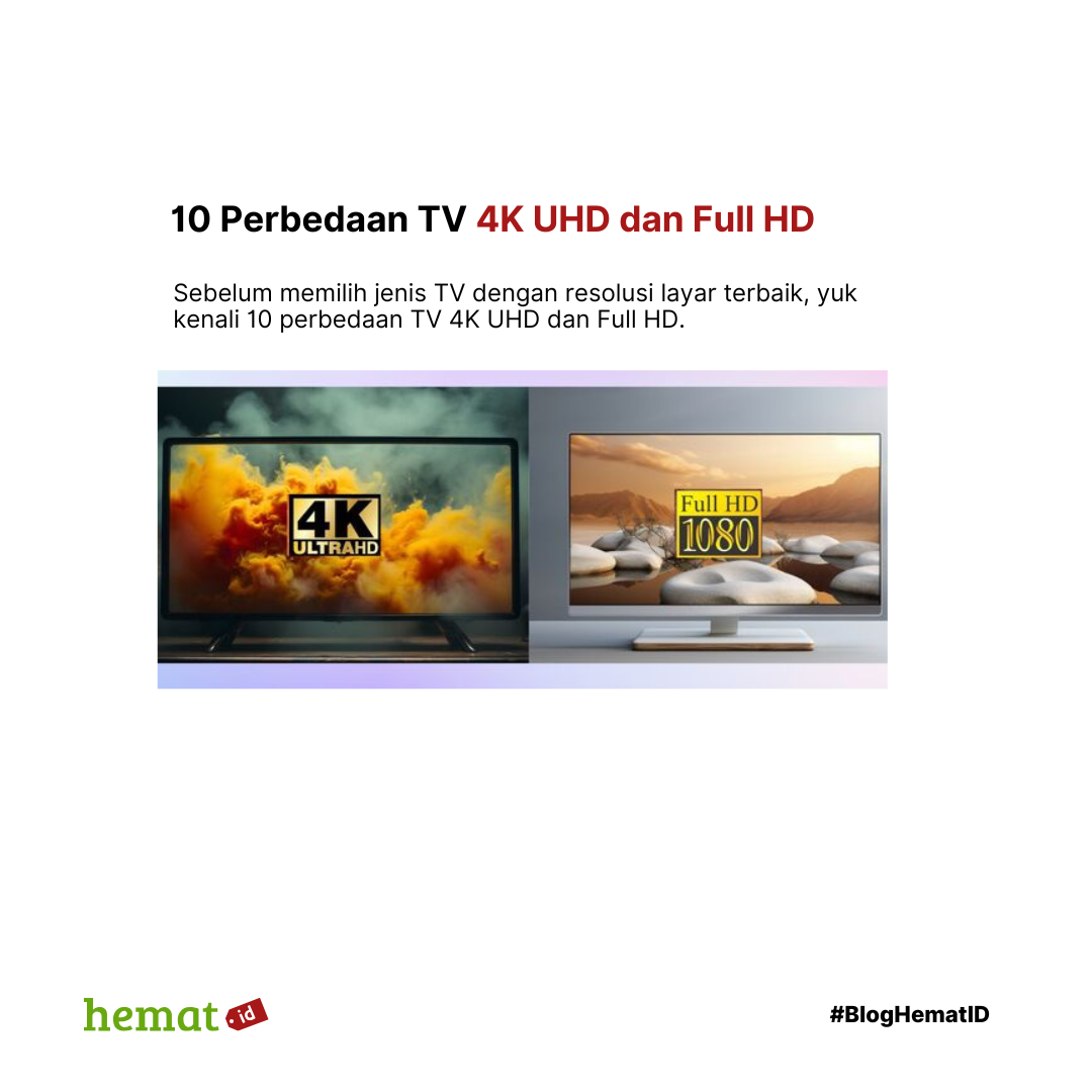 10 Perbedaan TV 4K UHD dan Full HD