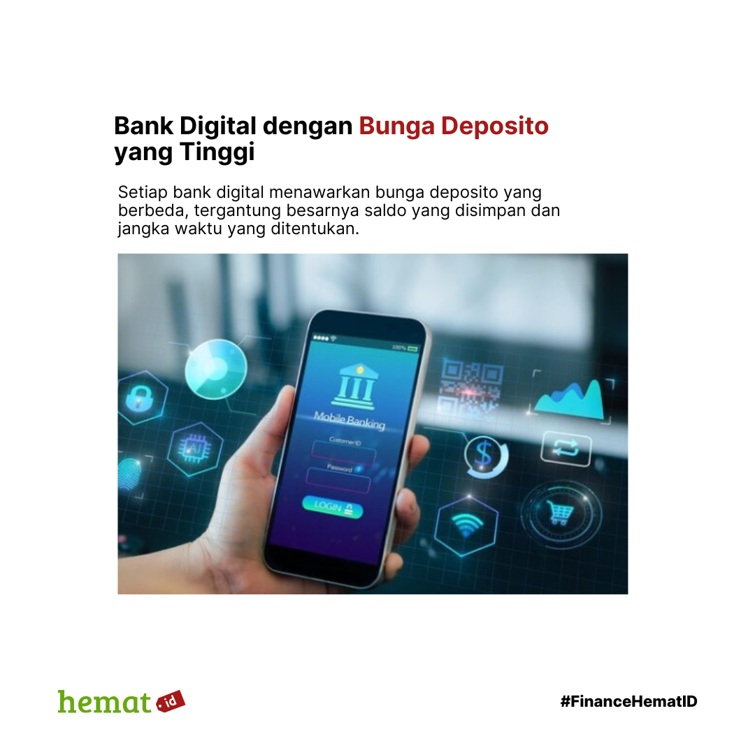 Bank Digital dengan Bunga Deposito Tertinggi 2024