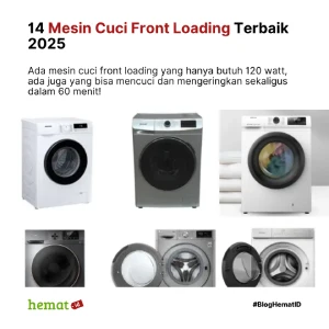 14 Mesin Cuci Front Loading Terbaik 2025