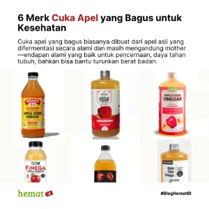 6 Merk Cuka Apel yang Bagus untuk Kesehatan
