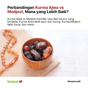 Perbandingan Kurma Ajwa vs Medjool, Mana yang Lebih Baik