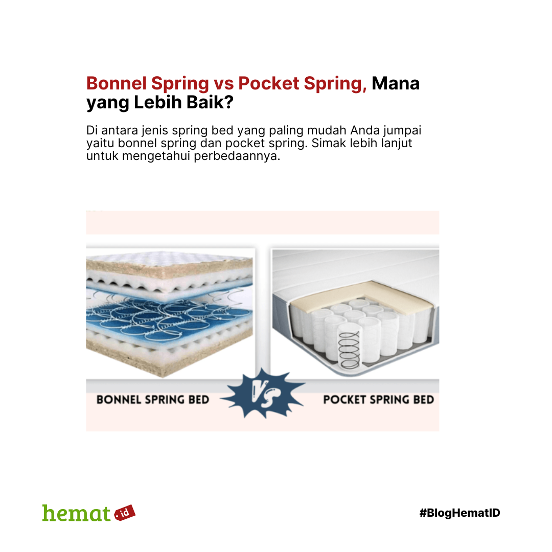 Bonnel Spring vs Pocket Spring, Mana yang Lebih Baik?