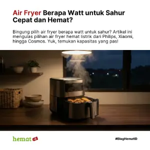 Air Fryer Berapa Watt untuk Sahur Cepat dan Hemat?