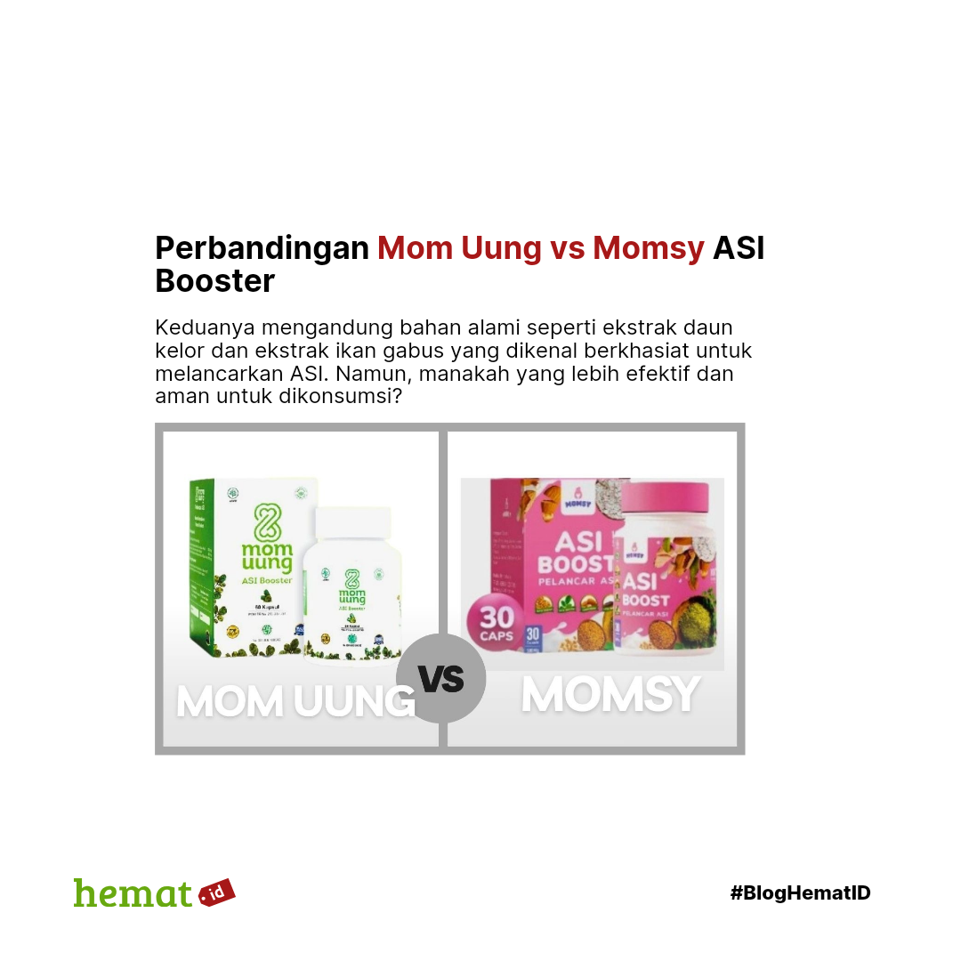 Perbandingan Mom Uung vs Momsy ASI Booster