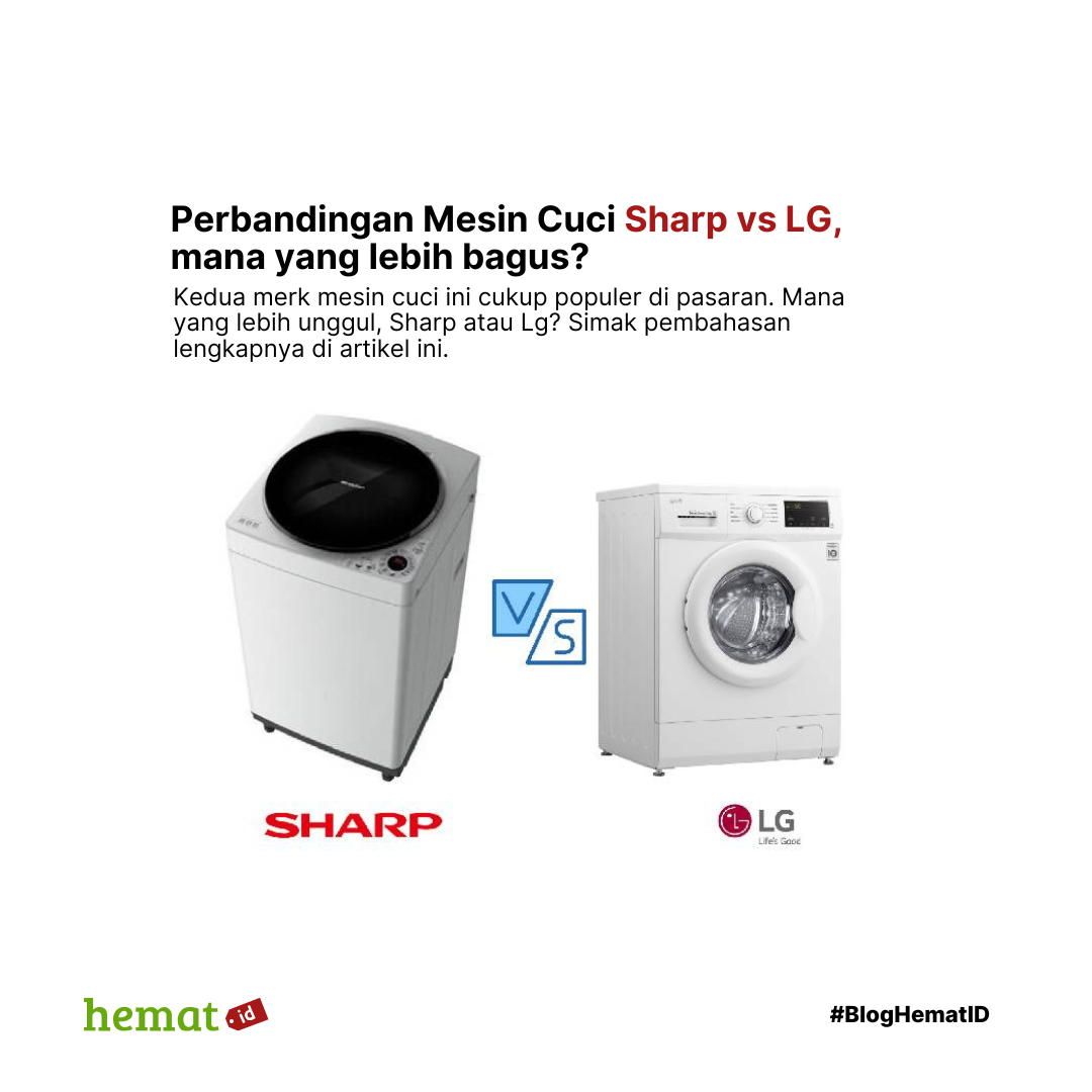Perbandingan Mesin Cuci Sharp vs LG