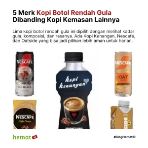 5 Merk Kopi Botol Rendah Gula Dibanding Kopi Kemasan Lainnya