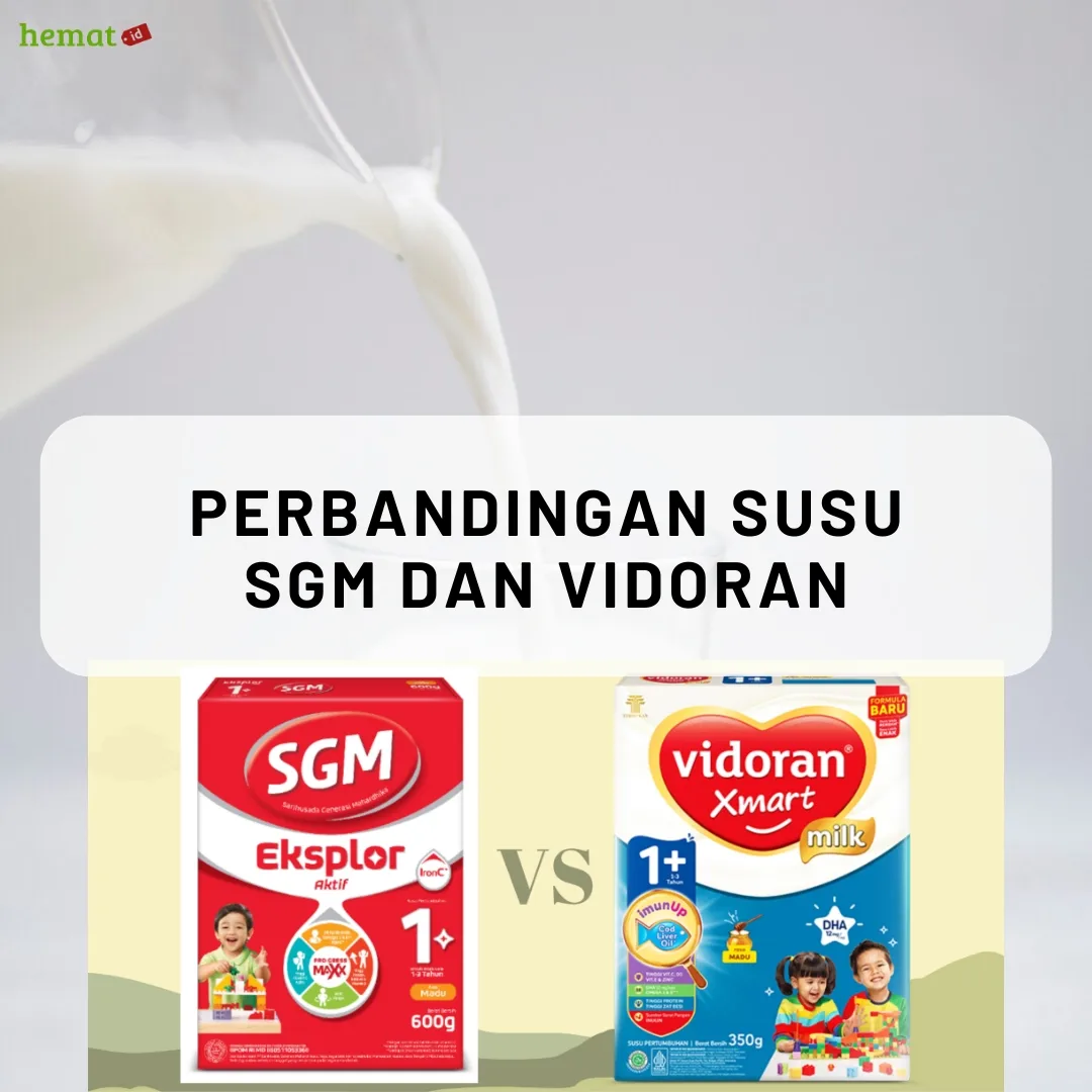 Perbandingan Susu SGM dan Susu Vidoran