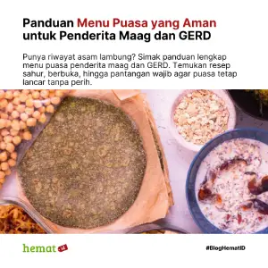 Panduan Menu Puasa yang Aman untuk Penderita Maag dan GERD