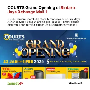 COURTS Grand Opening di Bintaro Jaya Xchange Mall 1