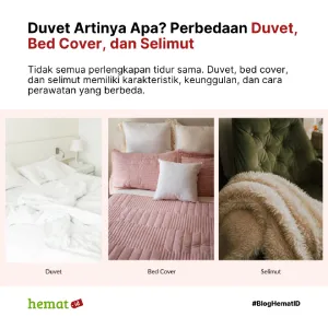Duvet Artinya Apa? Perbedaan Duvet, Bed Cover, dan Selimut